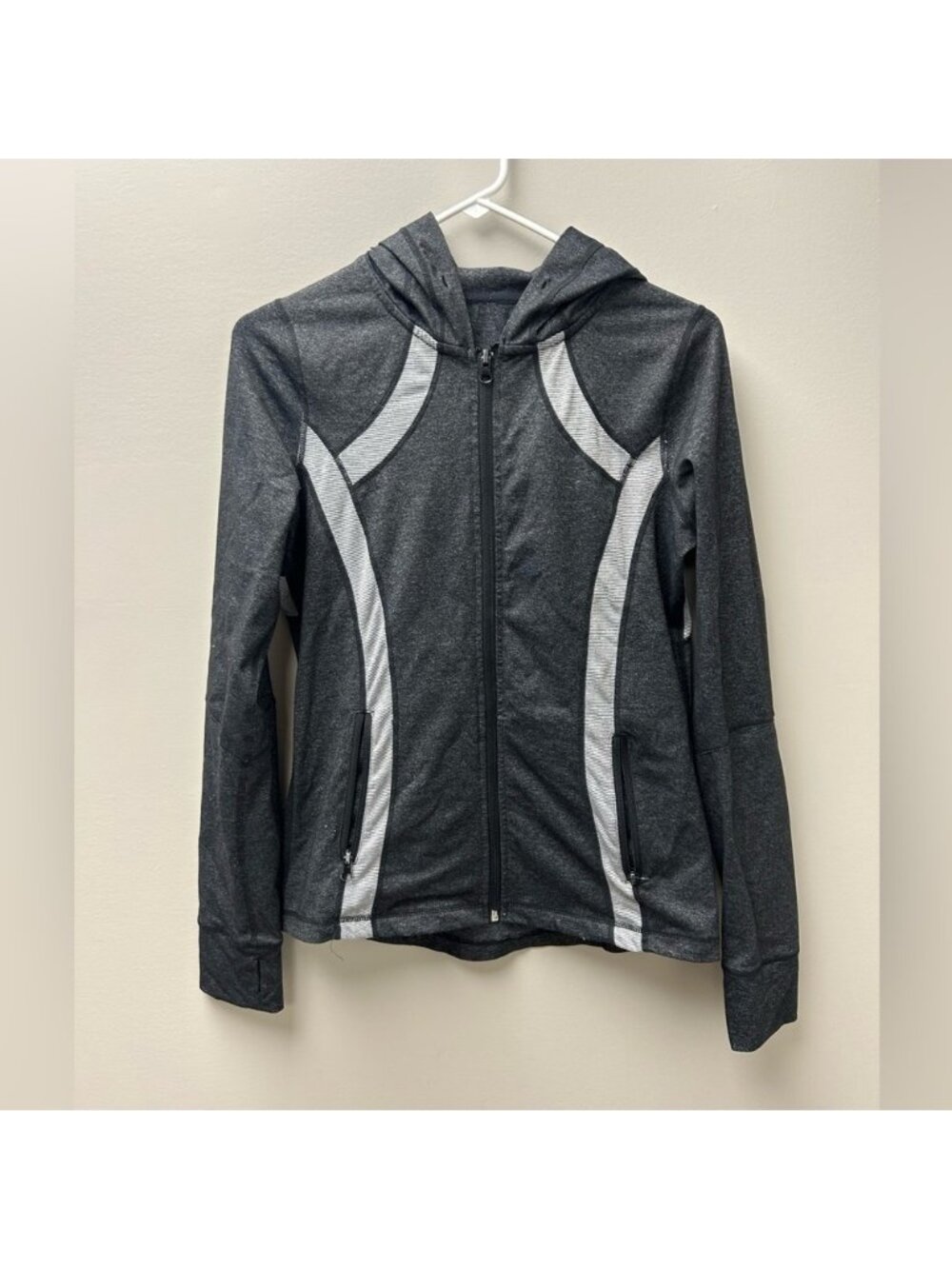 Tuff Athletics Women’s Full Zip Grey Hoodie